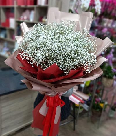 Букет цветов из: Гипсофила в Колобово