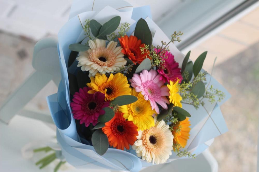 Букет цветов из: Герберы в Колобово