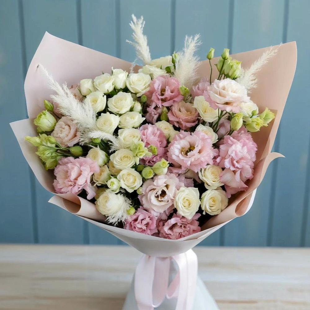 Букет цветов из: Альстромерии и Розы в Колобово