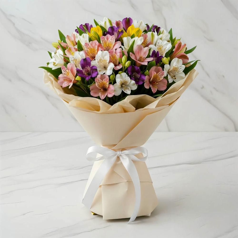 Букет цветов из: Альстромерии в Колобово