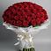 Букет 101 Красная роза Блэк Мэджик в Колобово