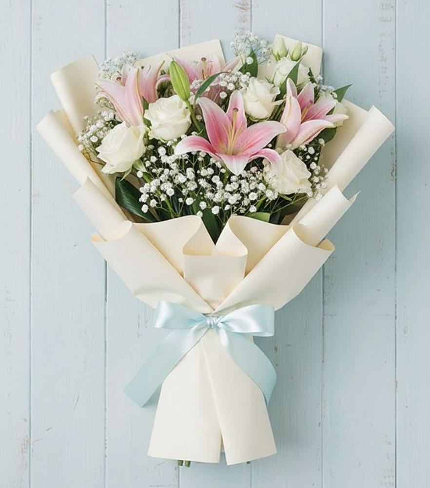 Букет цветов из: Лилии в Колобово