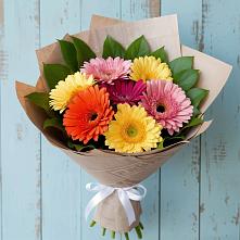 Букет цветов из:  Герберы #REPLACE_PRED# Колобово