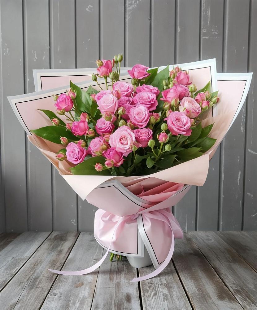 Букет Розовый кустик в Колобово
