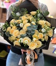Букет цветов из:  Розы и Лизиантусы #REPLACE_PRED# Колобово